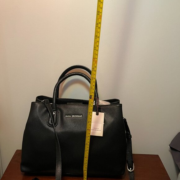 Dana Buchman Black Shoulder Purse NWT - Picture 3 of 9